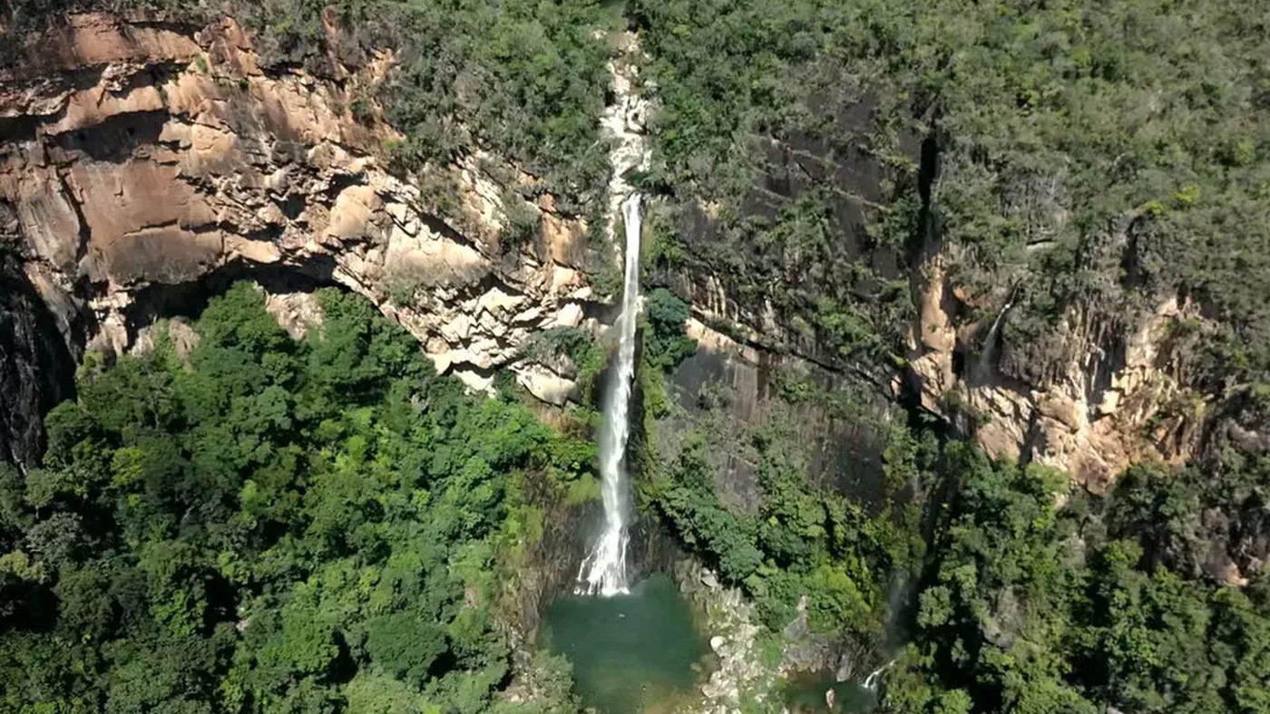 Cachoeira do Catoá em Paranã, no Tocantins