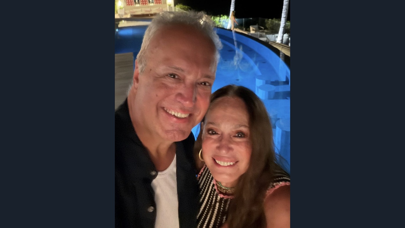 Susana Vieira e o filho Rodrigo juntos em uma foto