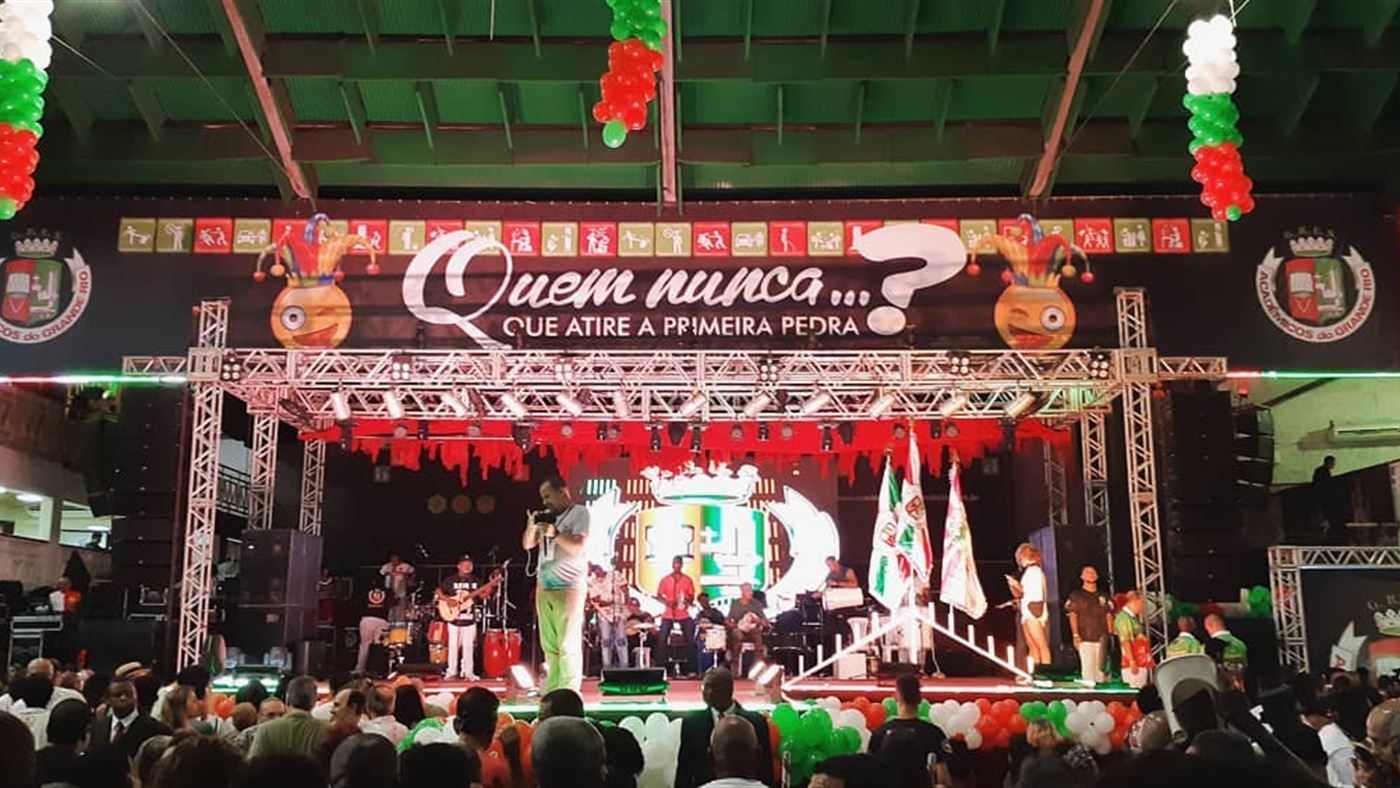 Quadra da Acadêmicos do Grande Rio em Duque de Caxias