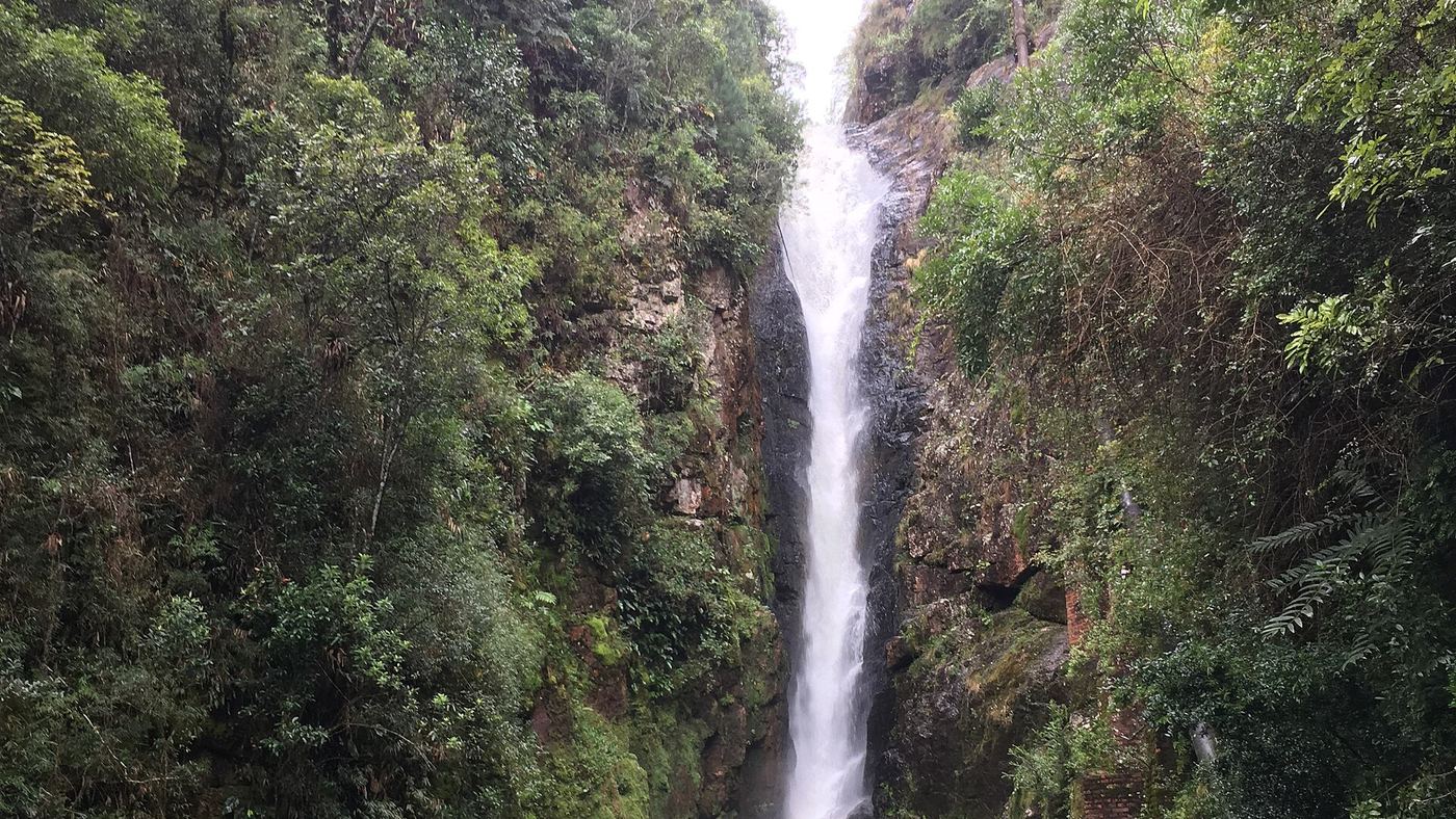 Cascata Paraíso em fotografia de arquivo de 2017, anterior ao projeto do mirante.