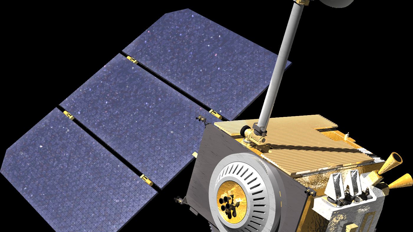 Modelo da sonda LRO da Nasa, responsável por flagrar a nova cratera na Lua