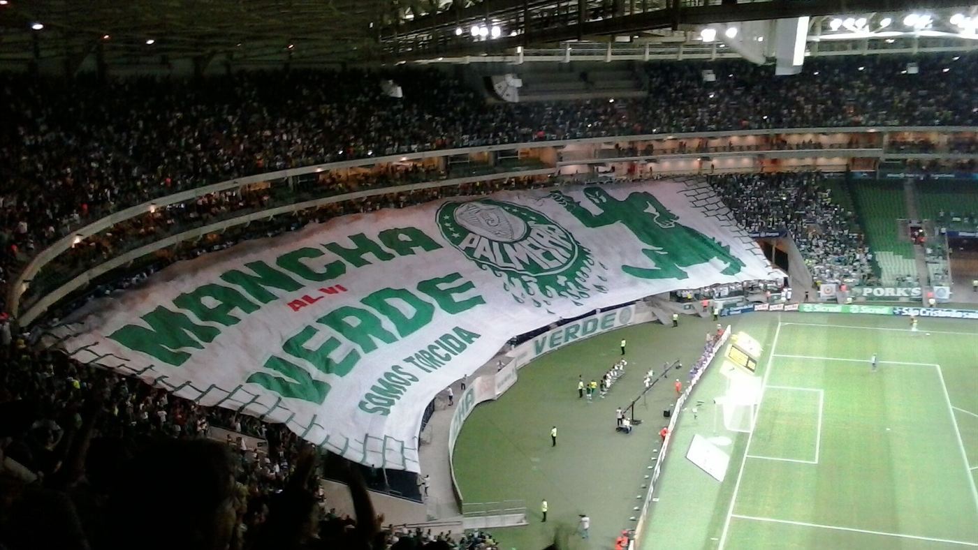 Torcida do Palmeiras enche as arquibancadas do Allianz Parque, estádio que vai receber o segundo jogo da semifinal contra o Fluminense
