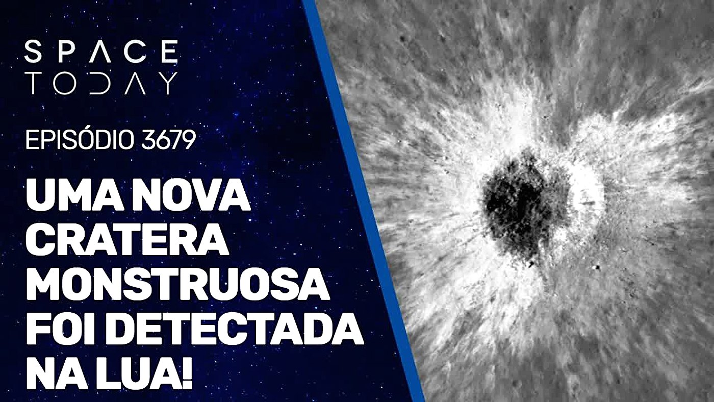 Tamanho: sonda LRO mostra o local da nova cratera na Lua, batizada de McGetchin
