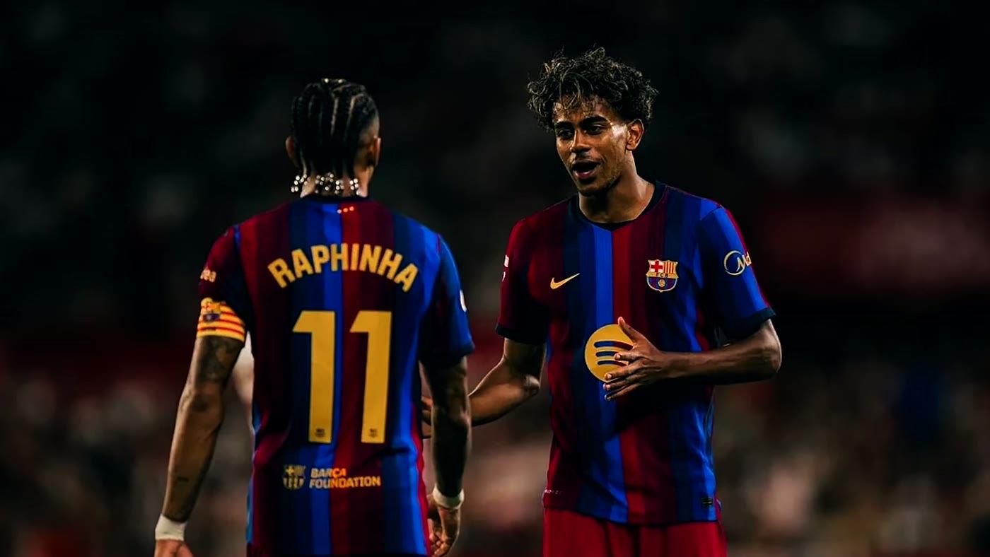 Raphinha recorde de messi: raphinha, recorde de Messi no Barcelona: atacante conversa com Lamine Yamal de camisa 11 do time catalão