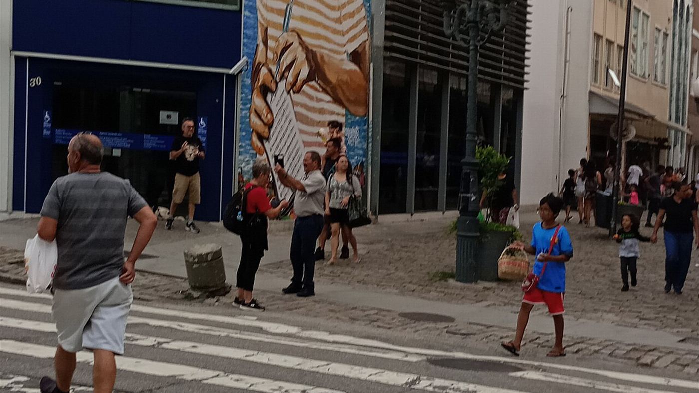 Greve da Caixa: agência do banco no centro de Florianópolis