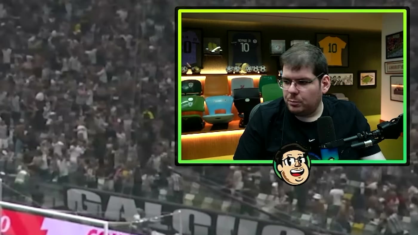 Casimiro comentando a atuação do meio-campista Fred na Copa do Mundo de Clubes