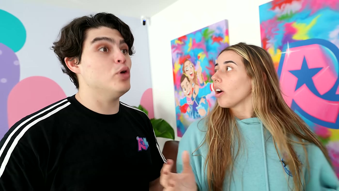 Rafaella Baltar e Luiz do canal rafa e luiz discutindo a treta do pai do bebê