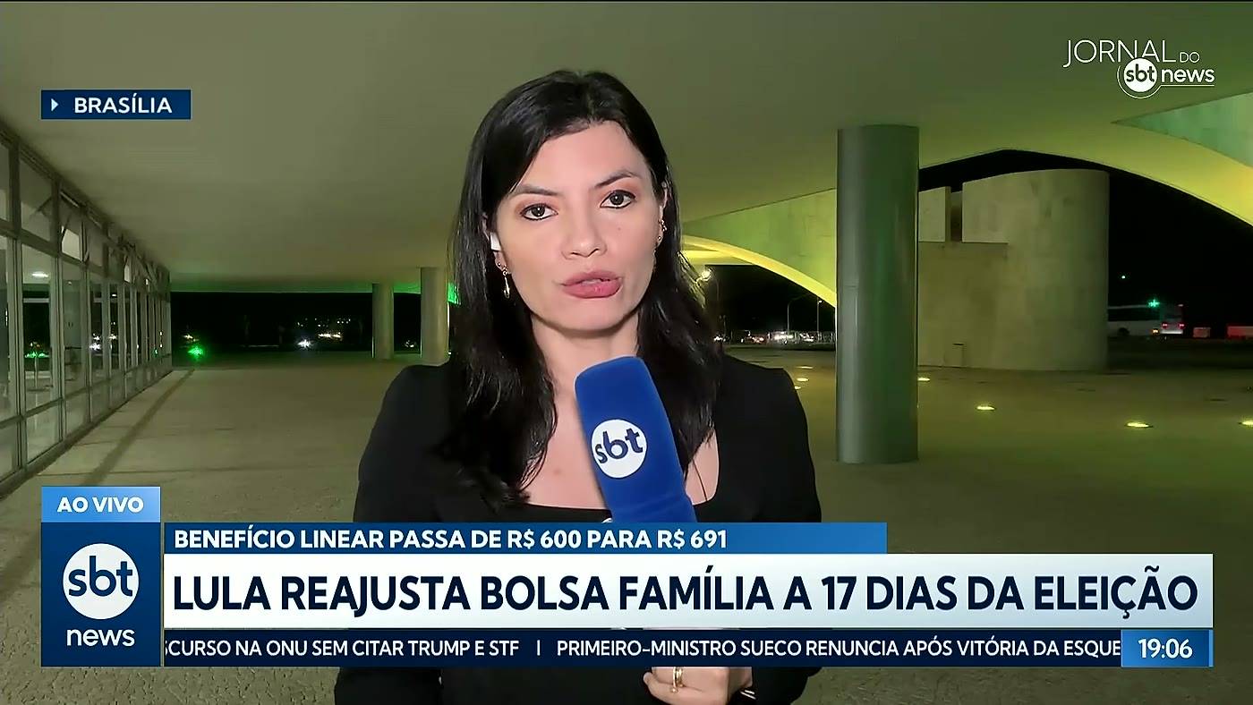Bolsa família reajuste: outro momento da reportagem sobre o caso