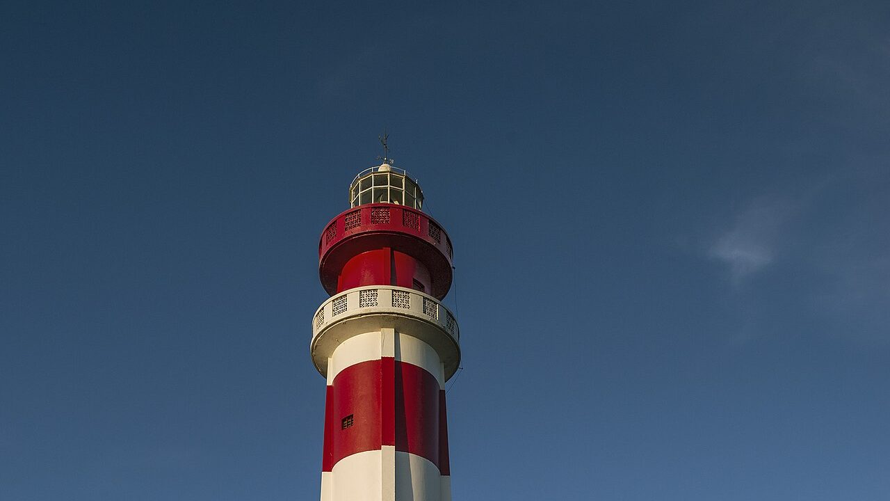 Farol da Barra do Chuí, em Santa Vitória do Palmar, no Rio Grande do Sul, o município mais ao sul do Brasil