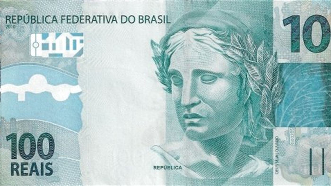 Cédula de R$ 100, referência ao R$ 1 milhão faturado por Jade Seba no primeiro ano de internet