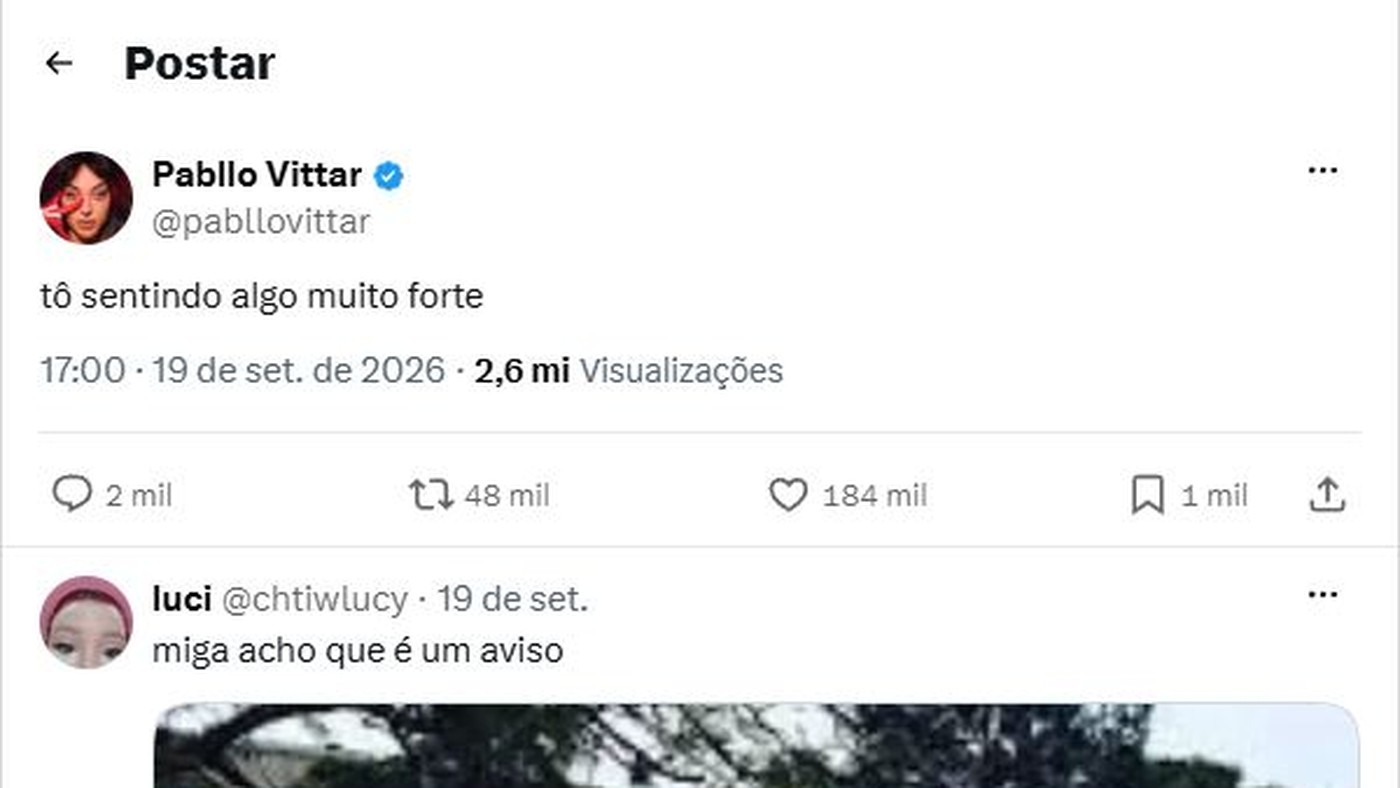 Pabllo vittar vai passar mal: print do post no X com 2,6 milhões de visualizações