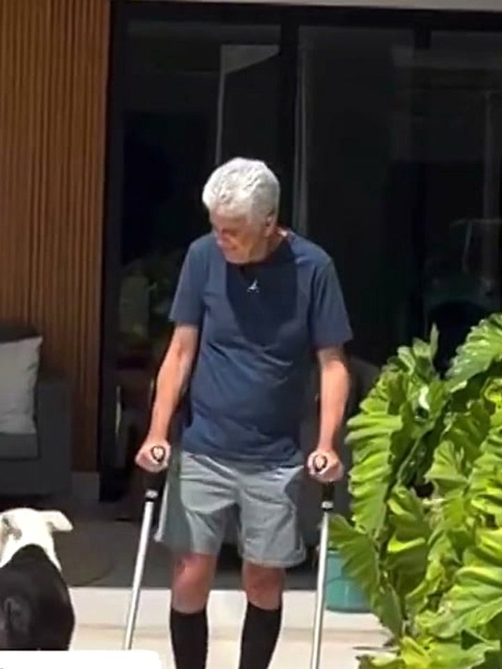 Bebeto de muletas: vídeo e recuperação