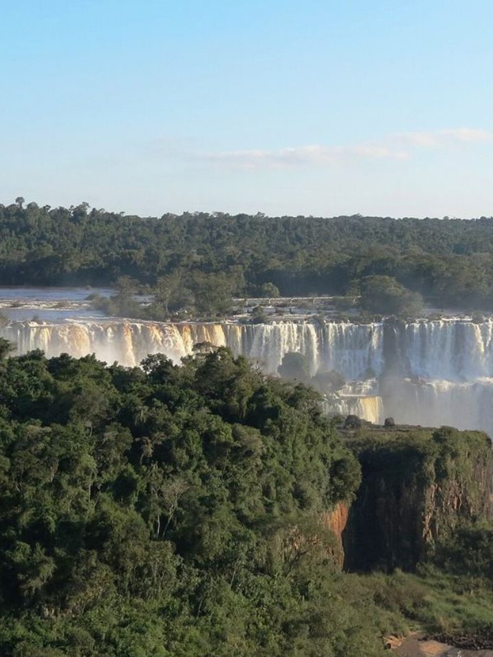 Cobra na trilha das Cataratas pica turista