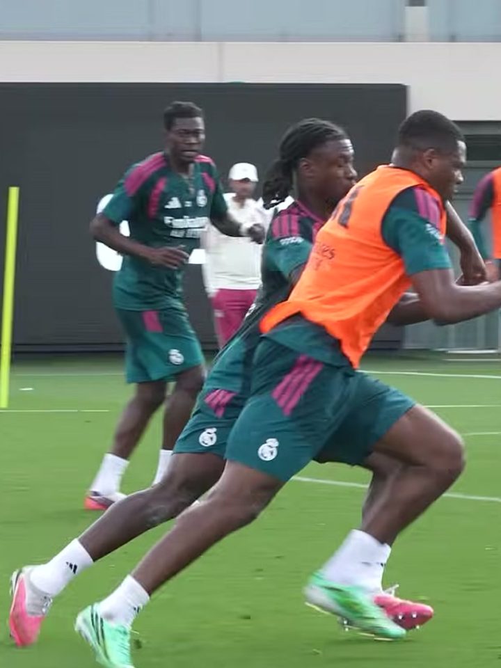 Endrick faz golaço em treino do Real Madrid