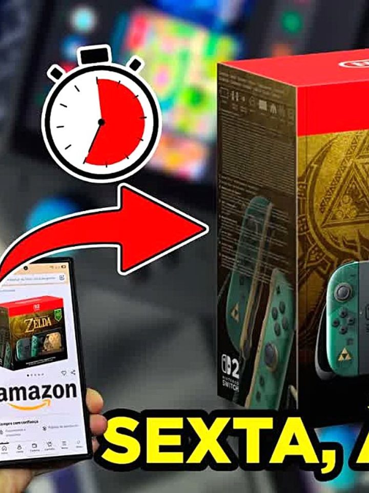 Switch 2 Zelda pré-venda Brasil: preço e data