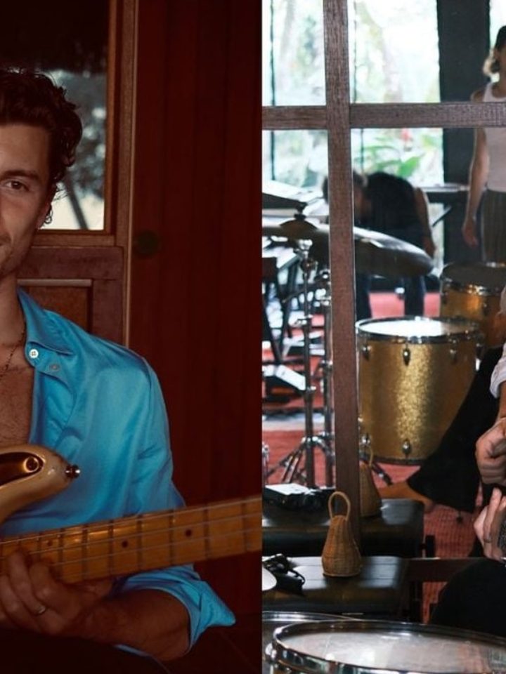 Shawn Mendes aparece em estúdio com vista no Rio